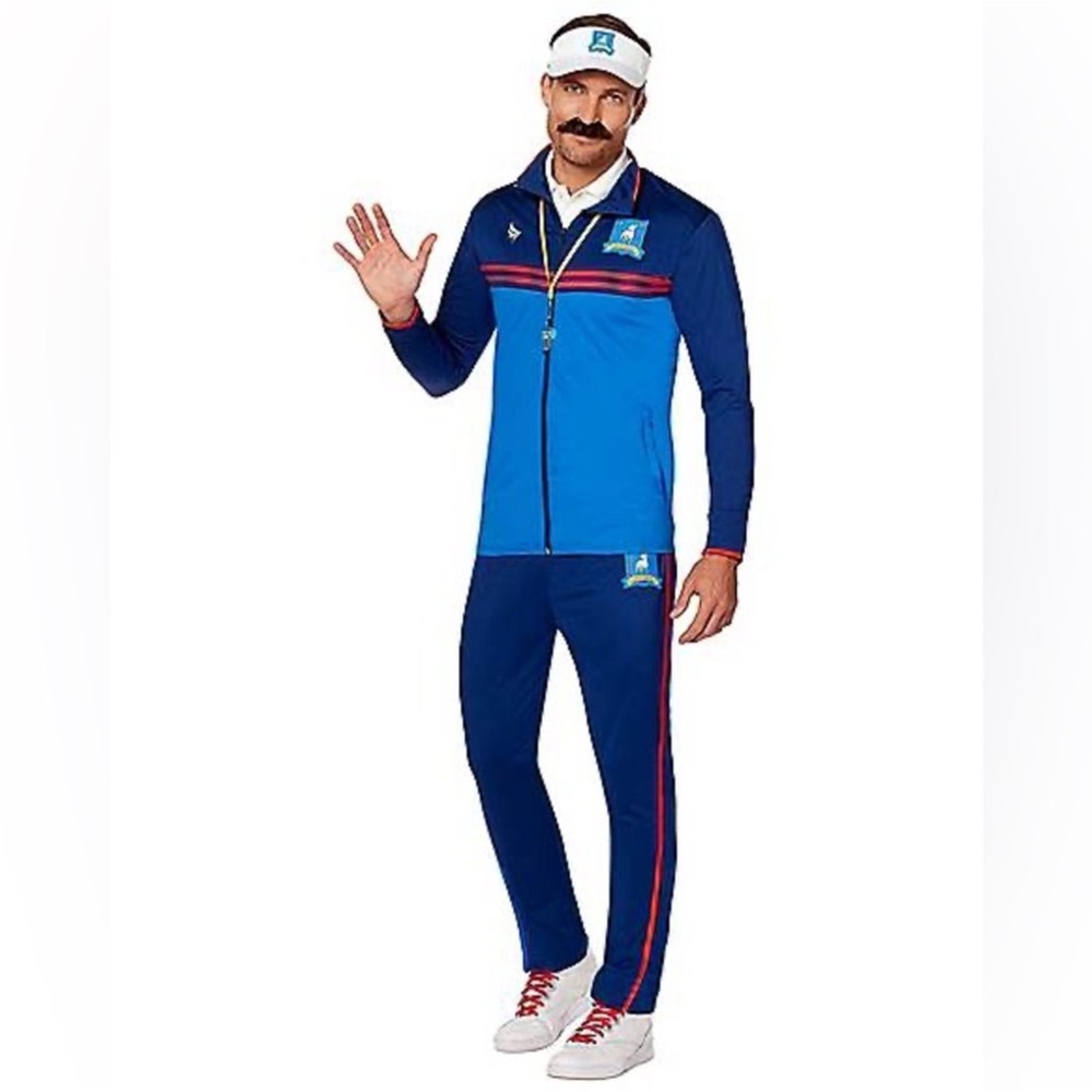 Spirit Ted Lasso AFC Richmond Track Suit Costume Men’s XL NIP